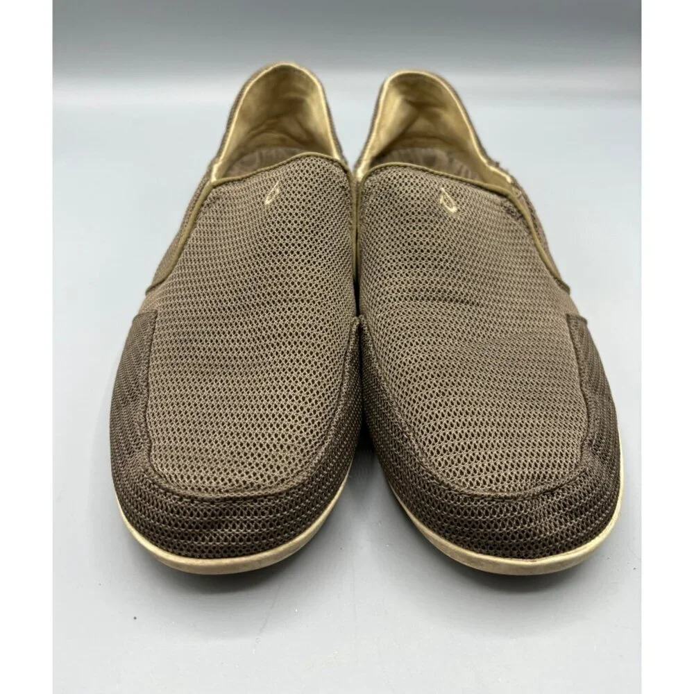Olukai‎ Women's Waialua Mesh Loafer Shoes Size 9 Brown Casual Shoe